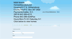 Desktop Screenshot of mandmmobilehomes.com